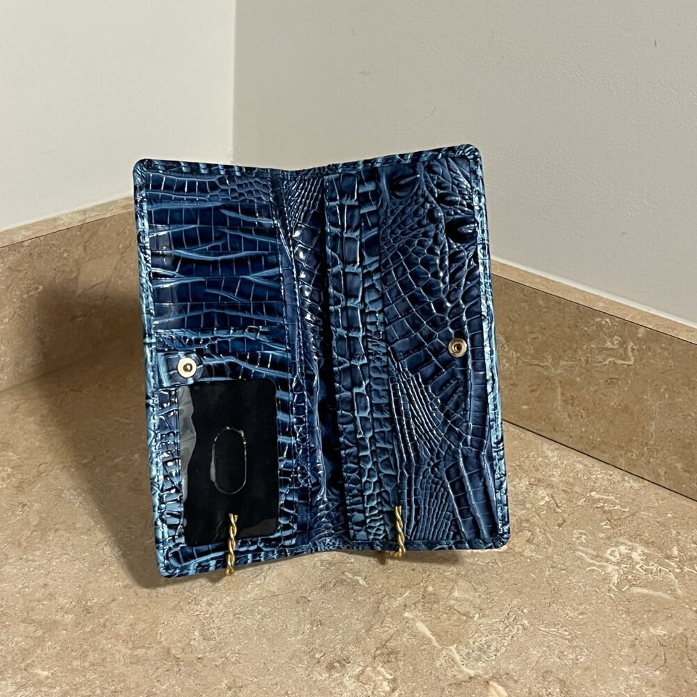 BRAHMIN Ady Wallet Retro Blue Melbourne - Picture 5 of 5